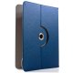 Ebook Tablet Estojo de 10 polegadas Couro Giratório Azul