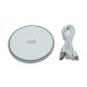 Dock Base Caricabatterie Smartphone Wireless Quick Charge Qi Universale COOL Bianco