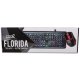 Teclado USB PC Kit Teclado Gaming con Raton Iluminación COOL Florida