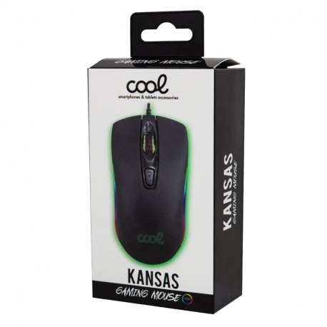 Rato USB gaming (iluminação) COOL Kansas Preto