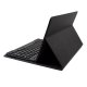 Huawei Mediapad T5 estojo de couro preto liso teclado Bluetooth 10,1 polegadas