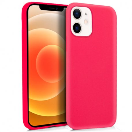 Funda Silicona iPhone 12 mini (Rosa)
