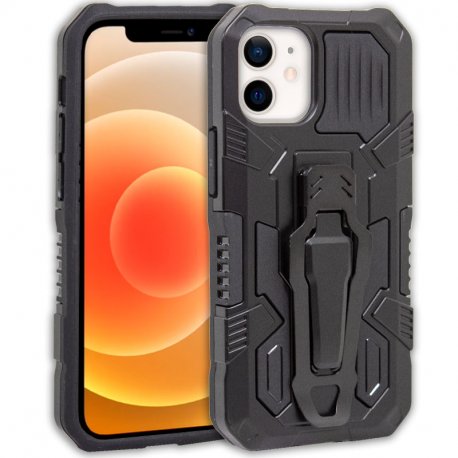 Case Town Compatible con iPhone 12 Mini, diseño de unicornio arcoíris  negro, doble capa, resistente, a prueba de golpes, a prueba de golpes