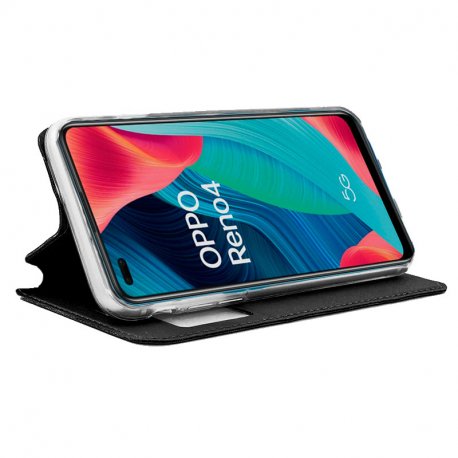 Capa Flip Cover COOL para Oppo Reno 4 Preto