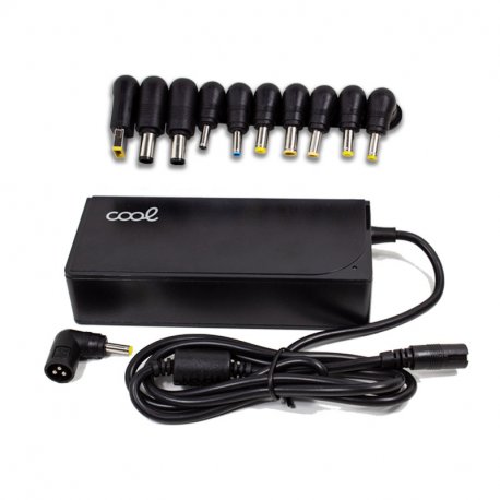 Carregador de rede universal COOL + 11 conectores para notebooks 65w (USB QC3.0)