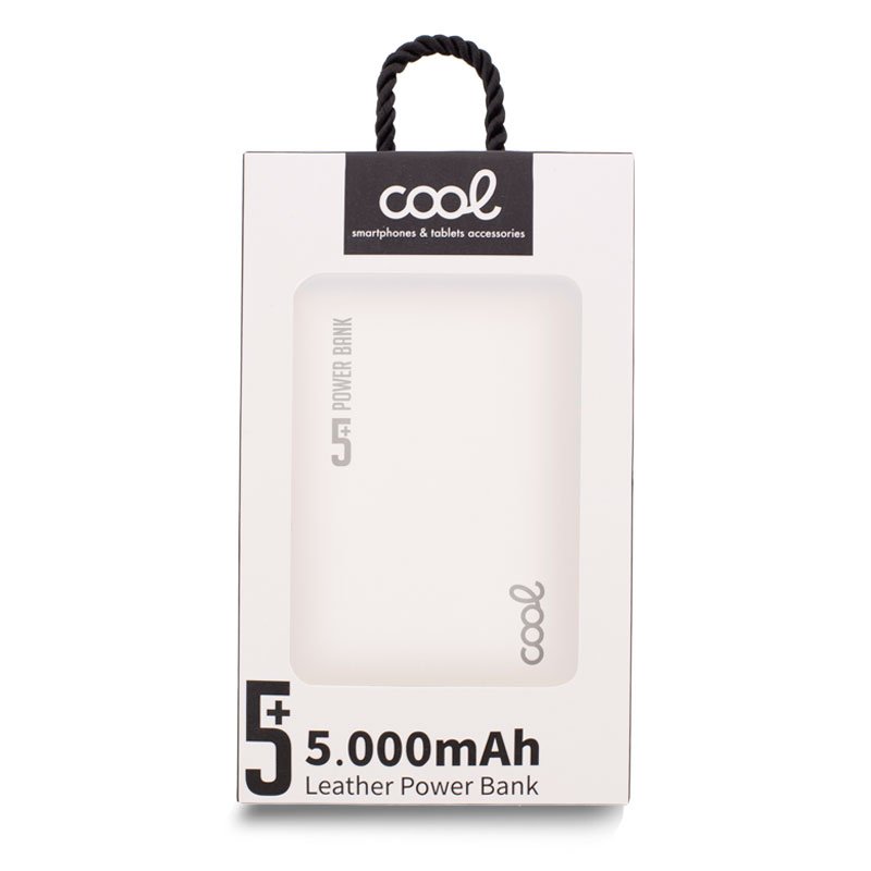 Bateria Externa Universal MAGNÉTICA Power Bank Qi 5000 mAh COOL Blanco -  Cool Accesorios