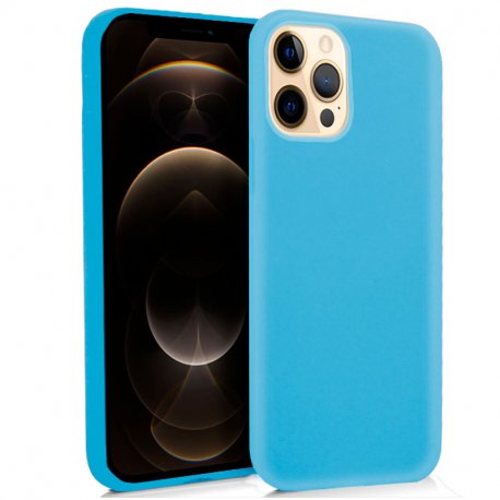 Custodia in silicone Huawei P40 Lite (Azzurro)