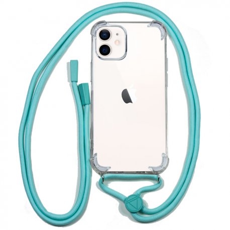 Carcasa Iphone 12 Mini Rígida Marco Reforzado Pop - Marco Azul con