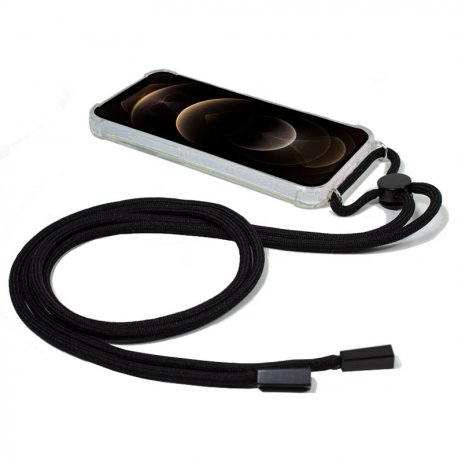 Capa COOL para iPhone 12 Pro Max Cordão Preto