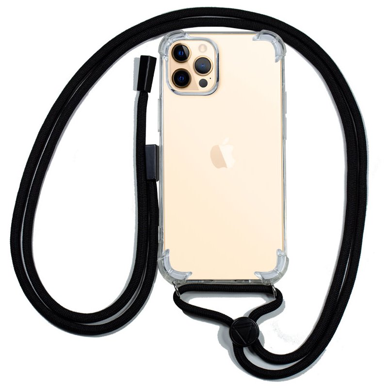 Carcasa COOL para iPhone 12 Pro Max Cordón Negro