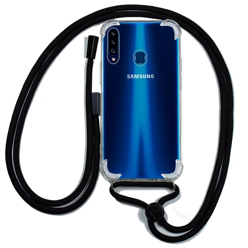 Carcasa COOL para Samsung A207 Galaxy A20s Cordón Negro