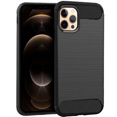 Capa COOL para iPhone 12 Pro Max Carbono Preto