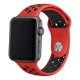 Correa Apple Watch Series 1 / 2 / 3 / 4 / 5 / 6 / SE (42 / 44 mm) Sport Rojo-Negro