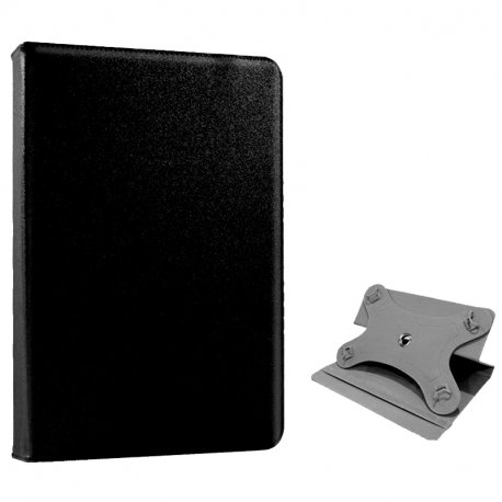 COOL Ebook (Electronic Book) Cover 6 in. Black Leatherette Rotating