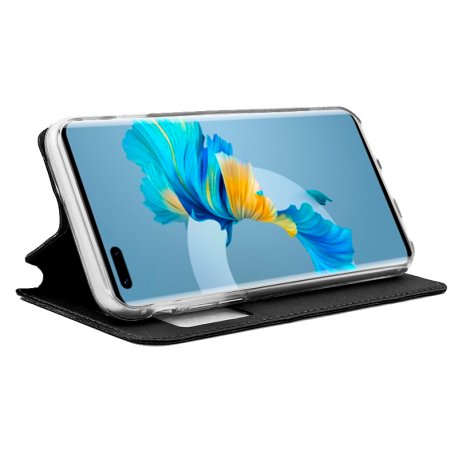 COOL Custodia Flip Cover per Huawei Mate 40 Pro / 40 Pro Plus Smooth Black