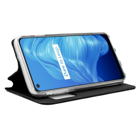 COOL Custodia Flip Cover per Realme 7 5G Smooth Black