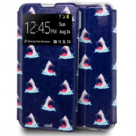 Flip Cover iPhone 12/12 Pro Shark Drawings