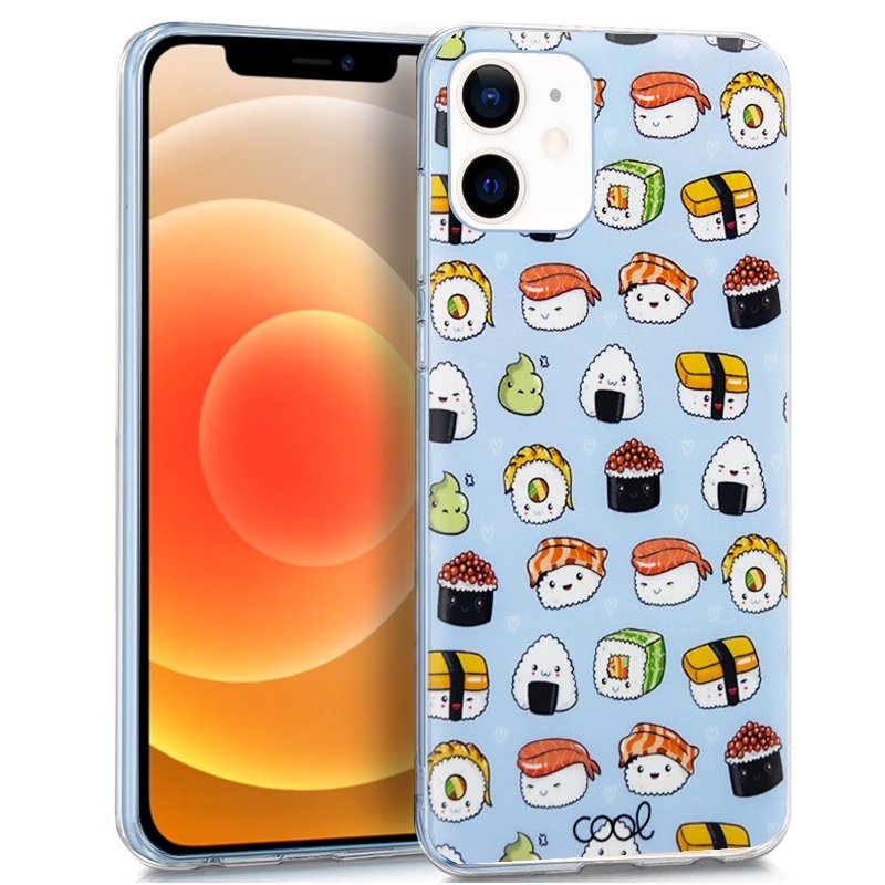 Carcasa COOL para iPhone 12 mini Dibujos Sushi