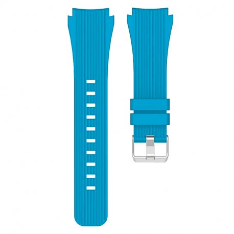 Correia Universal 20mm Amazfit Bip / GTS / Bip Lite / Huawei / Samsung / COOL Borracha Azul Céu