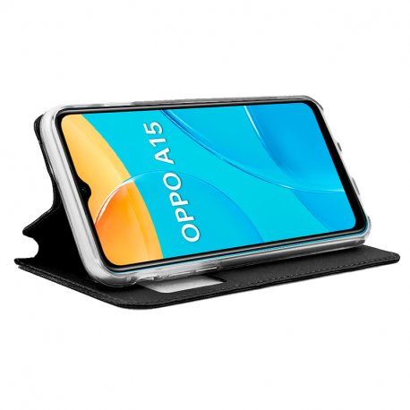 COOL Flip Cover for Oppo A15 / A15s Smooth Black