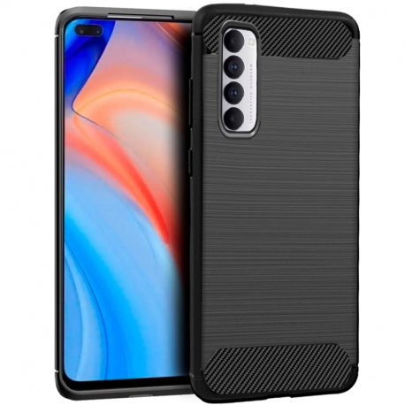 Custodia per Oppo Reno 4 Pro Carbon Black