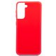 Custodia in silicone Samsung G990 Galaxy S21 (rosso)