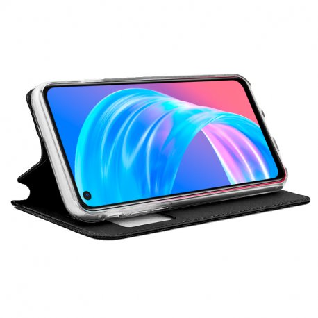 COOL Custodia Flip Cover per Oppo A73 5G Smooth Black