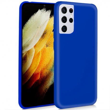 Capa de silicone Samsung G996 Galaxy S21 Plus (azul)