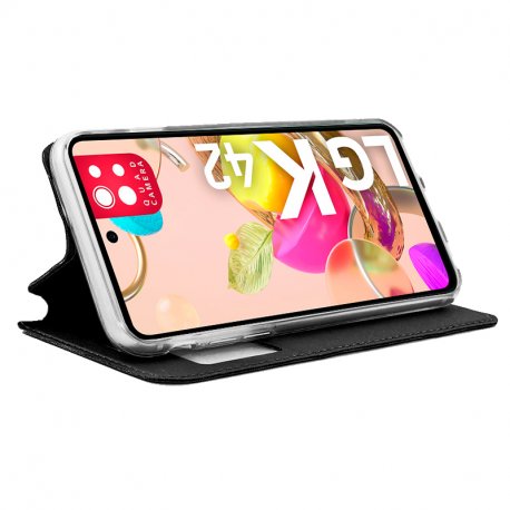 COOL Flip Cover for LG K42 Smooth Black
