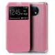 Flip Cover Xiaomi Redmi Note 9T Plain Pink