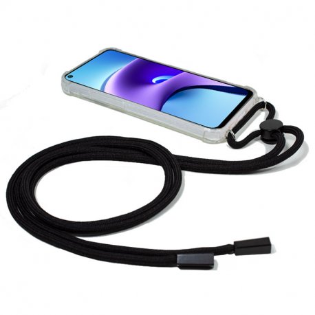 Capa para IPhone 12/12 Pro com fio azul