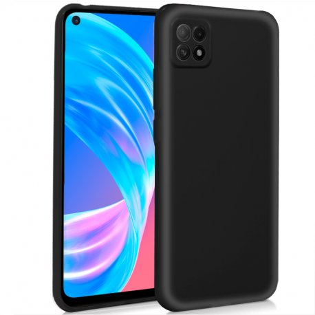 Custodia in silicone COOL per Oppo A73 5G (nero)