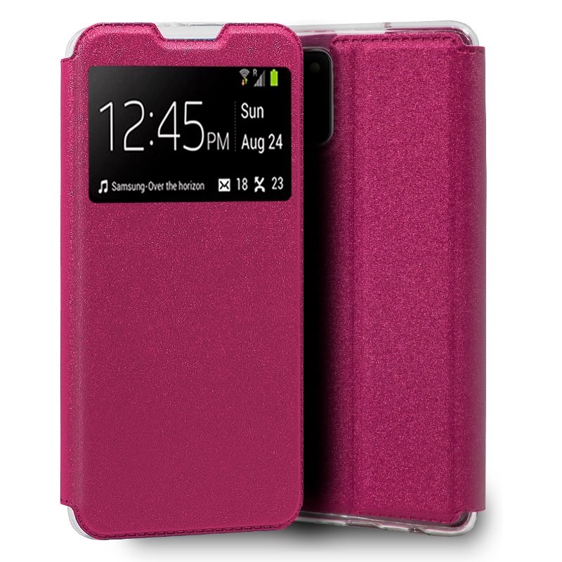 Funda COOL Flip Cover para Samsung A025 Galaxy A02s Liso Rosa