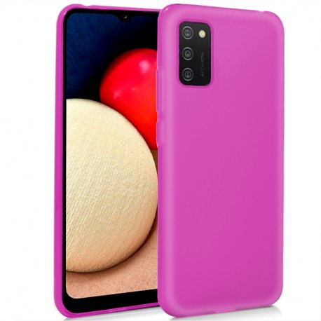 Custodia in silicone COOL per Samsung A025 Galaxy A02s (rosa)