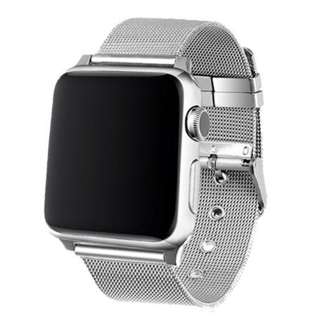 Correia COOL para Apple Watch Series 1/2/3/4/5/6/7/8/SE (38/40/41 mm) Metal Prata