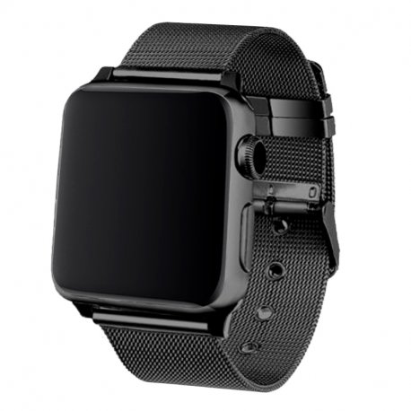 Strap COOL for Apple Watch Series 1 / 2 / 3 / 4 / 5 / 6 / 7 / 8 / 9 / SE (38 / 40 / 41 mm) Metal Black