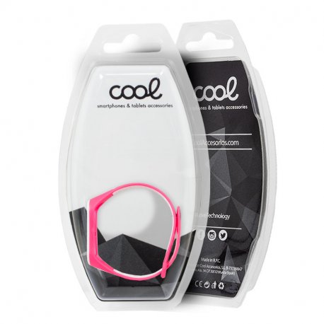 Correia COOL para Xiaomi Mi Band 5/6/7/Amazfit Band 5 Sport Fùcsia