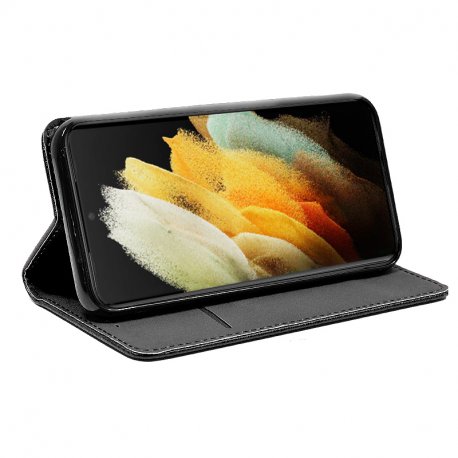 COOL Flip Cover for Samsung G998 Galaxy S21 Ultra Smooth Black