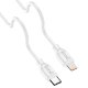 Cable USB Compatible COOL Universal TIPO-C a Lightning (1.2 metros) Blanco 3 Amp