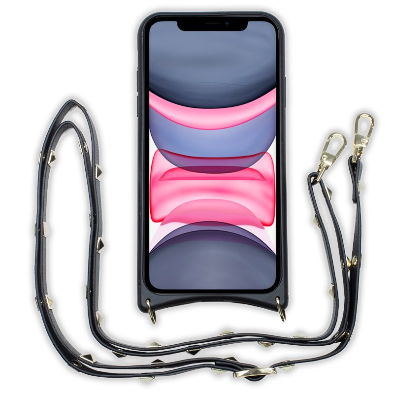 Funda móvil colgante con cuerda para iPhone SE 2020 / 8 / 7 silicona  premium Rosa
