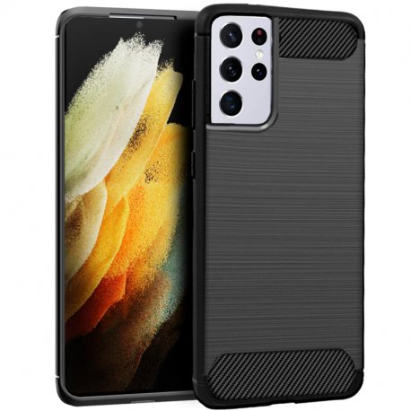 Capa COOL para Samsung G996 Galaxy S21 Plus preto carbono