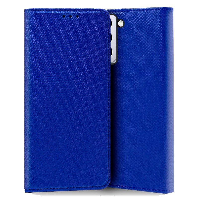 Funda COOL Flip Cover para Samsung G990 Galaxy S21 Liso Azul