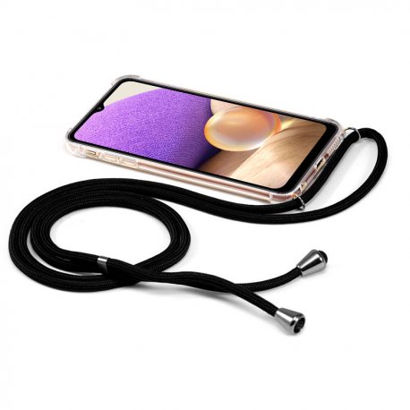 Custodia COOL per Samsung A326 Galaxy A32 5G cavo nero