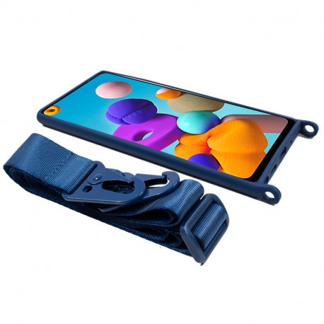 Capa COOL para Samsung A217 Galaxy A21s Fita Azul
