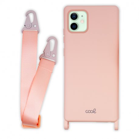 Capa COOL para iPhone 12 / 12 Pro Fita Rosa