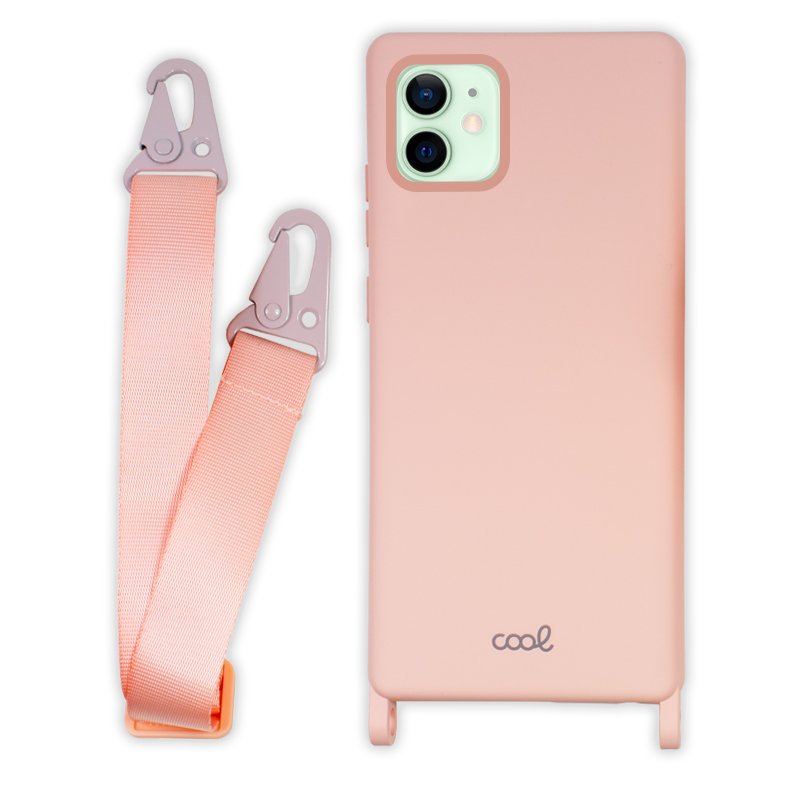 Carcasa COOL para iPhone 12 / 12 Pro Cinta Rosa