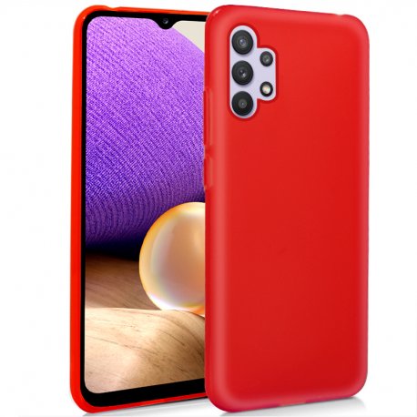 Custodia in silicone COOL per Samsung A326 Galaxy A32 5G (rosso)
