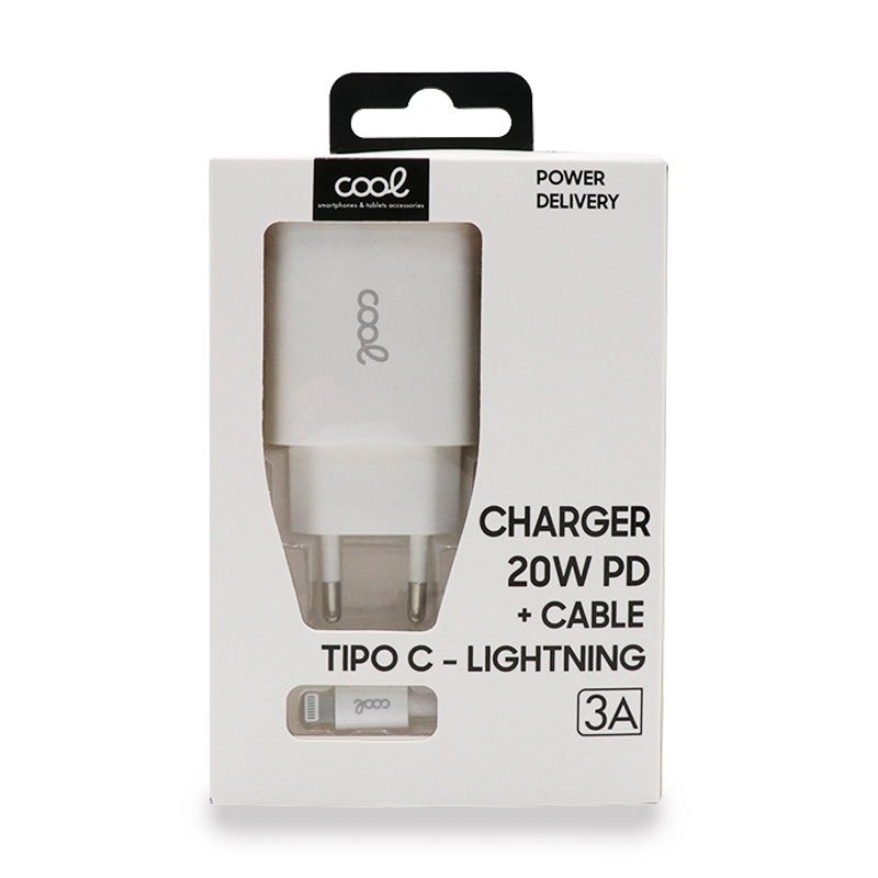 Cable Lightning tipo C a entrada IPhone