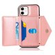 Carcasa COOL para iPhone 12 mini Colgante Wallet Rosa