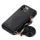 Capa COOL para iPhone 11 Pro Max Pendant Wallet Preto